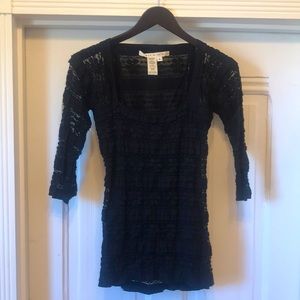 MAX STUDIO Stretch Lace Top